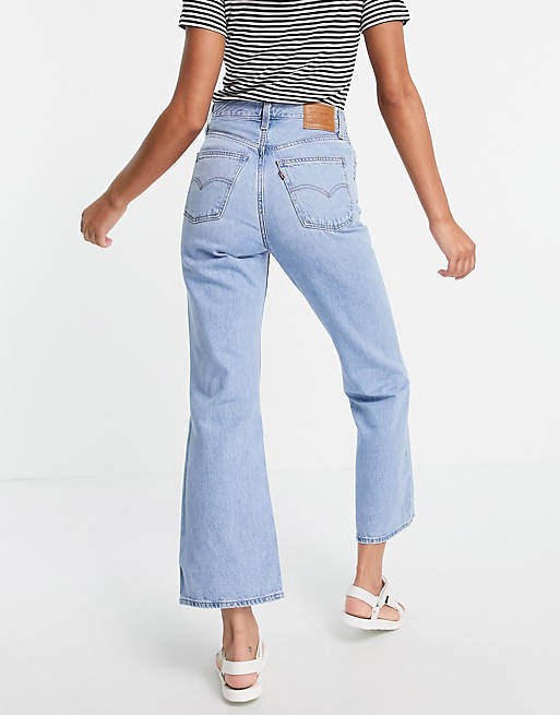 Levi's math club flared jeans in light wash | ASOS