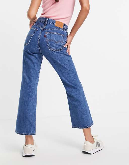 Levi's math club flared jeans in mid wash | ASOS