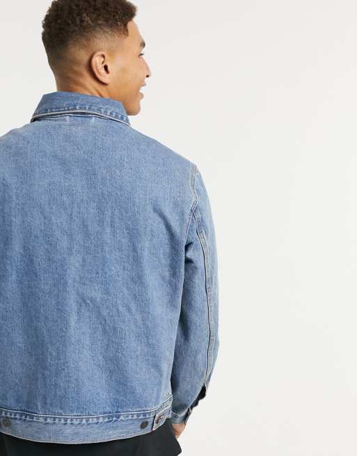 Levi zip outlet denim jacket