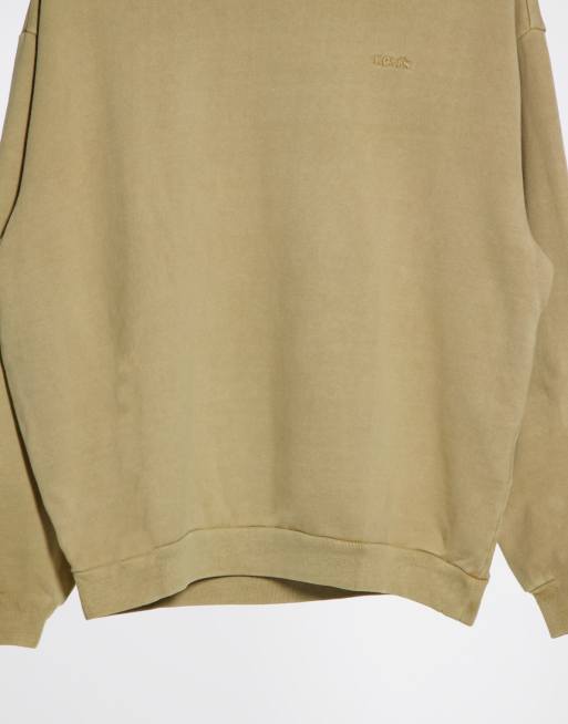 Levi's Melrose slouchy crew sweatshirt in beige