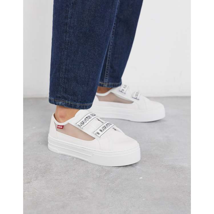 Levis shop velcro shoes