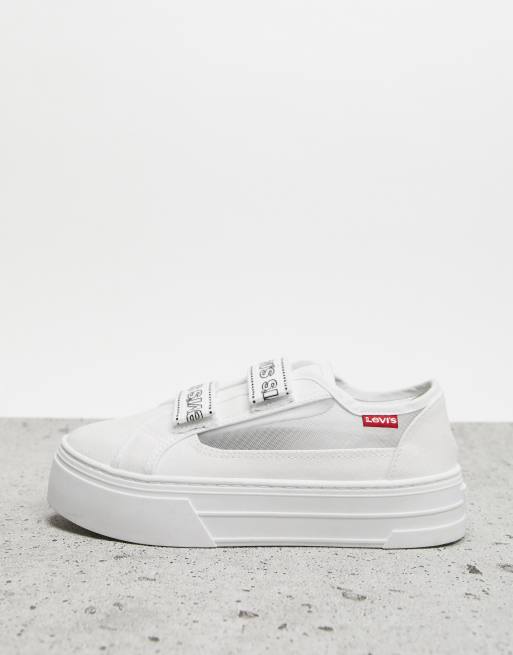 Levis velcro shoes best sale