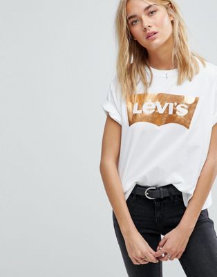 Levi's Metallic Batwing T Shirt | ASOS