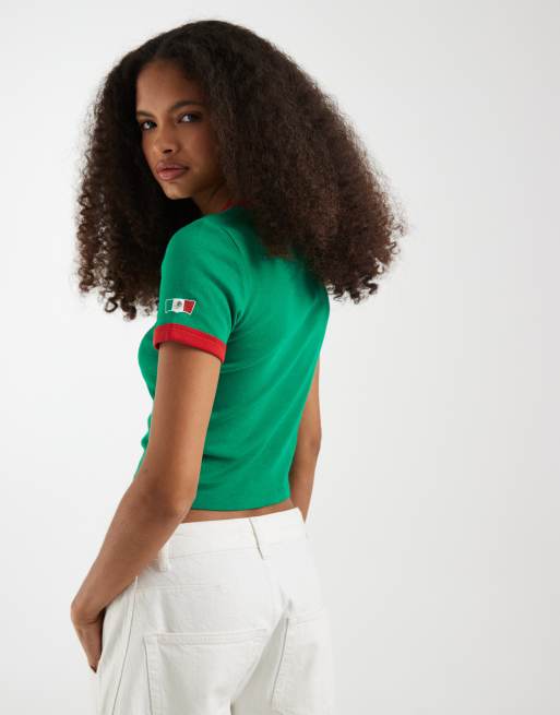 Levi's Mexico t-shirt mini ringer vert, 3 de 4