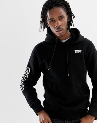 Levi's mickey mouse black hoodie | ASOS
