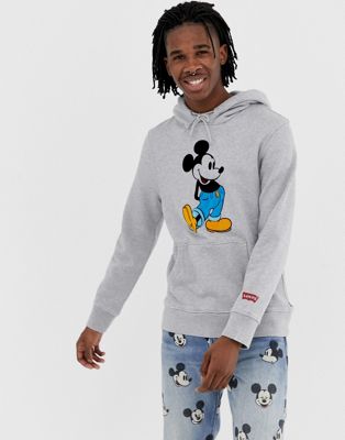 Levi's mickey mouse print hoodie in 