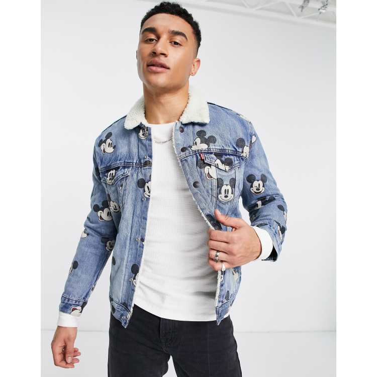 Levi's mickey denim jacket best sale