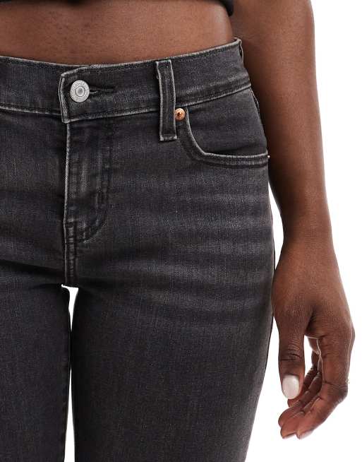 Black levi's boyfriend jeans sales
