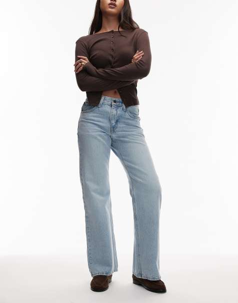 Levi's – Middy – Blekta jeans med låg midja och bootleg-ben - view 1