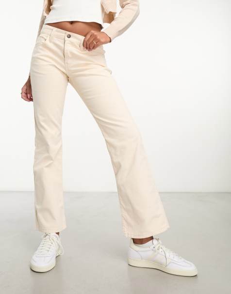 Levi's – Middy – Gerade geschnittene Jeans in Cremeweiß - view 1