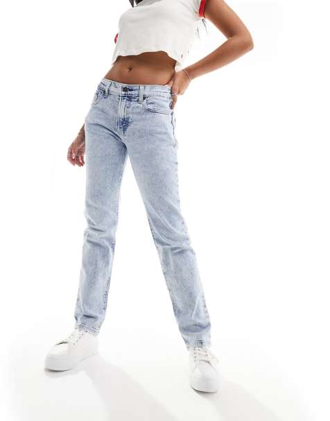 Levi's – Middy – Jasnoniebieskie jeansy o prostym kroju ze średnim stanem - view 1