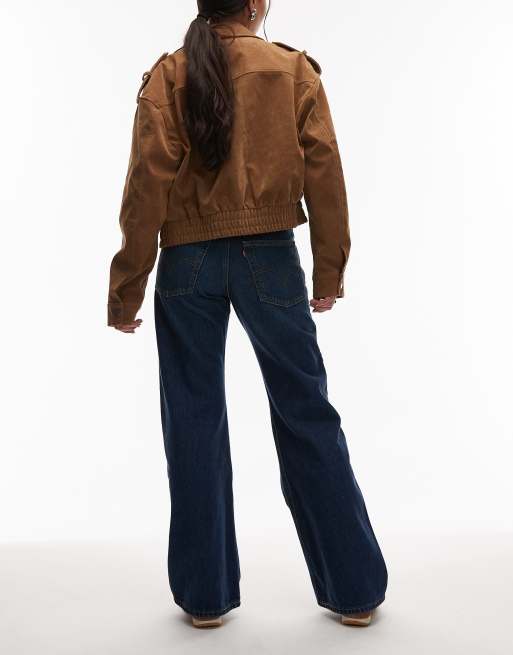 Levi's - Middy - Jean bootcut ample - Délavage foncé, 3 de 5