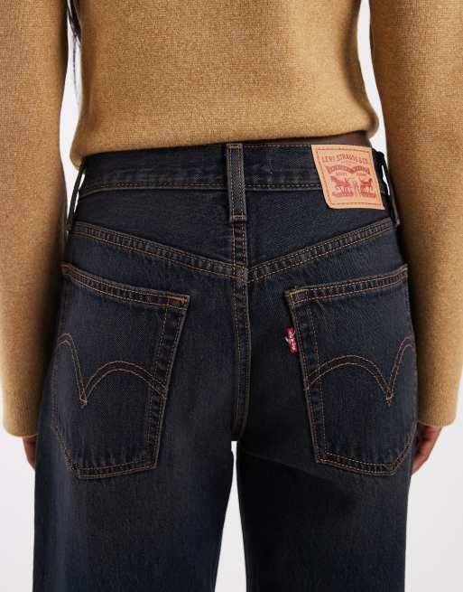 Levi's - Middy - Jean bootcut ample - Noir, 4 de 5
