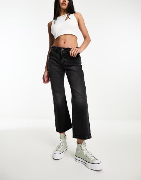 Levi's - Middy - Jeans alla caviglia lavaggio nero - view 1