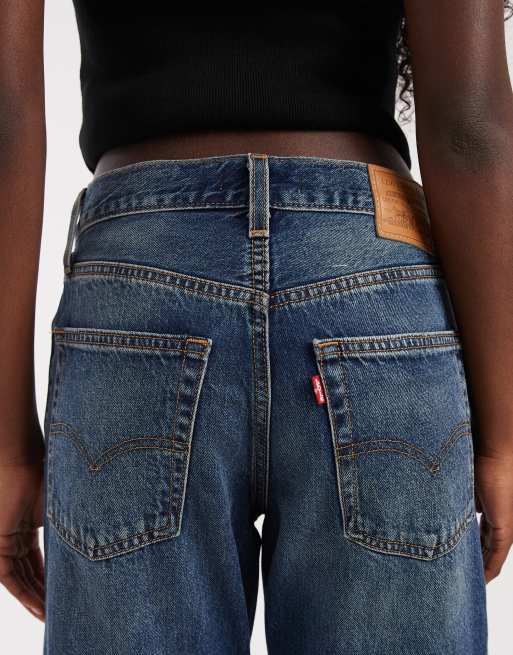 Levi's - Middy - Jeans bootcut ampi blu medio , 4 di 5