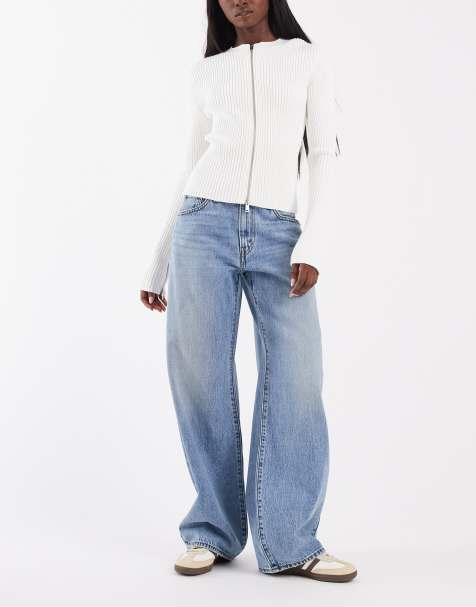 Levi's - Middy - Jeans met ballonpijpen in lichtblauw - view 1