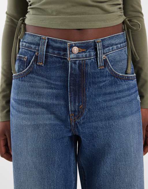 Levi's - Middy - Jeans met ballonpijpen in middenblauw, 5 van 5