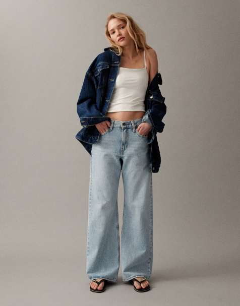 Levi's – Middy – Lockere Bootcut-Jeans in Bleach-Waschung - view 1