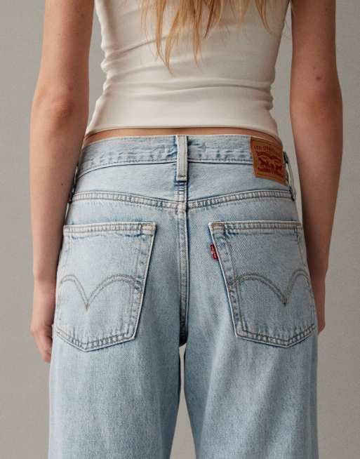 Levi's middy loose boot jeans in bleach wash | ASOS