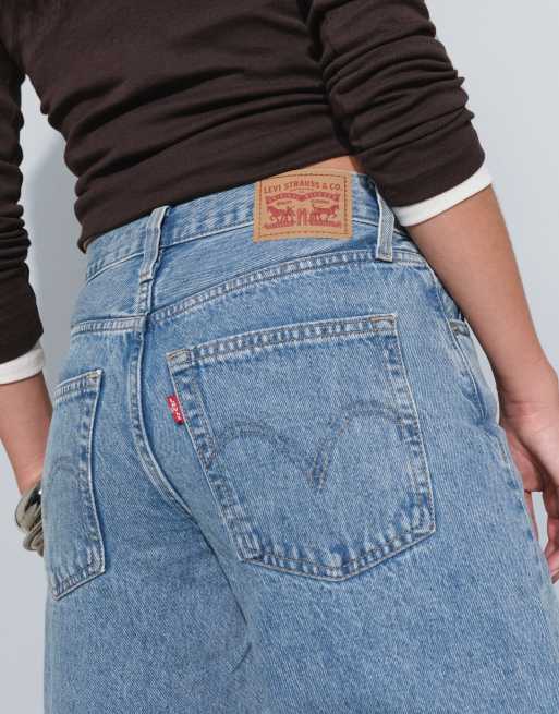 Levi's middy vida jeans i ljus tvätt, 4 av 5