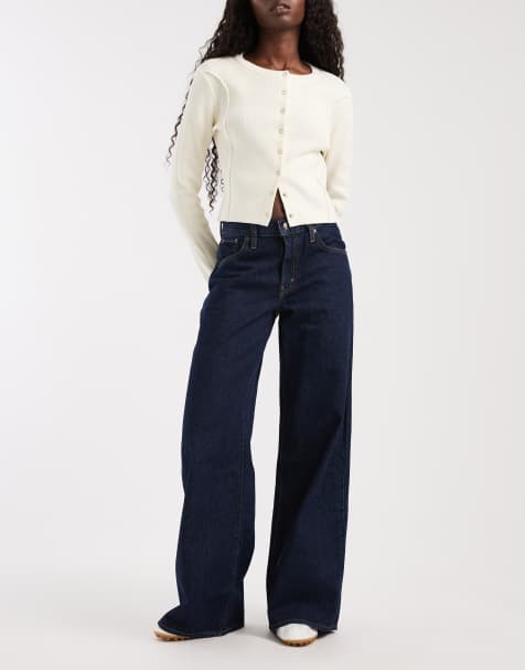 Levi's Middy Wide-Leg-Jeans in Dunkelblau - view 1