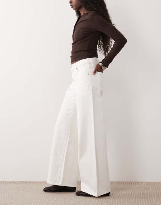 Levi's Middy Wide-Leg-Jeans in Weiß, 2 von 5