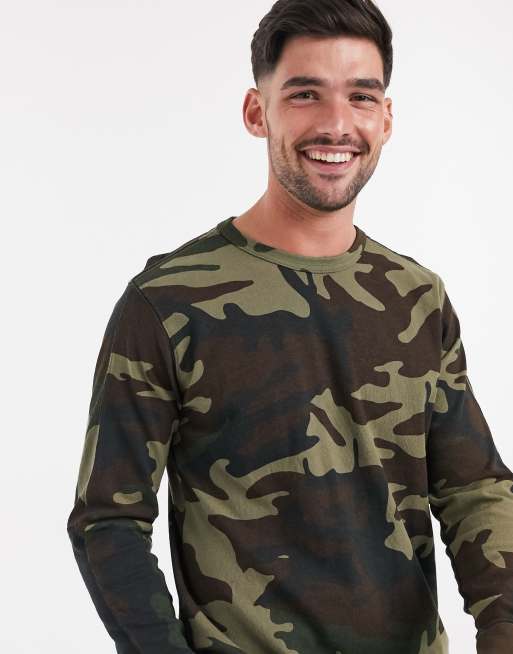 Camo Longsleeve Mighty Made™ Tee - Multi-color