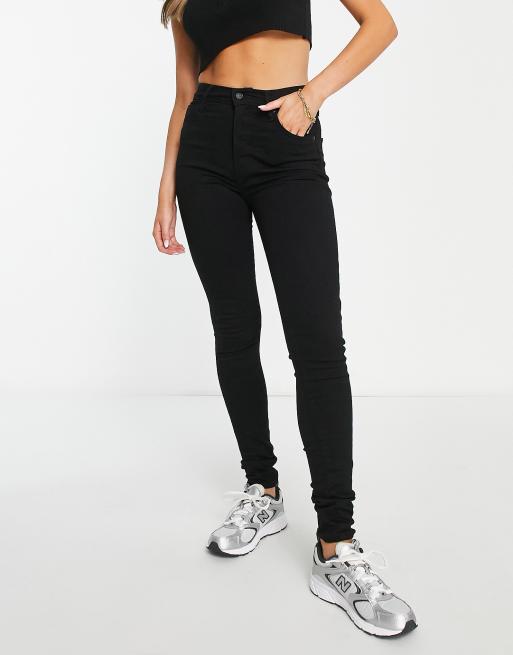 Mile high super store skinny levi's black