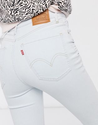 levi's mile high super skinny jeans white