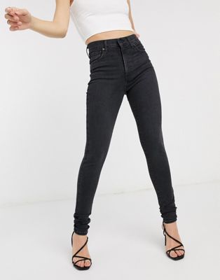 levi's super skinny black jeans