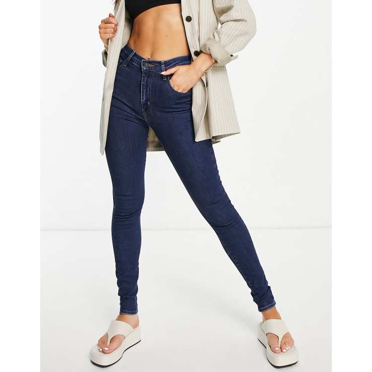 Levi's mile high super skinny jeans in blue | ASOS