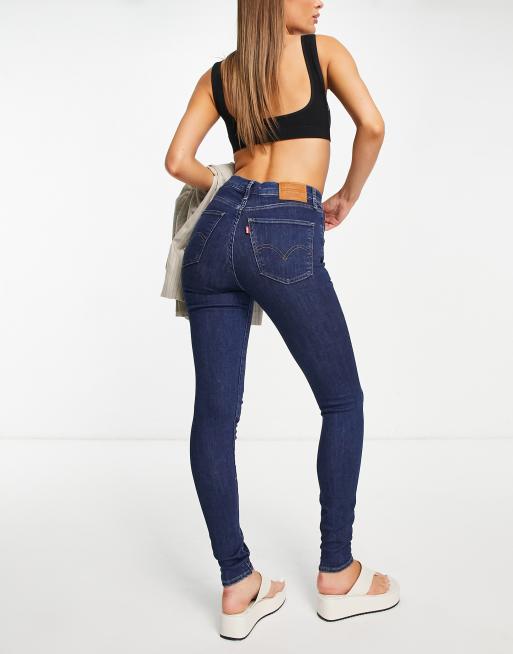 Levi's mile high super skinny jeans in blue | ASOS