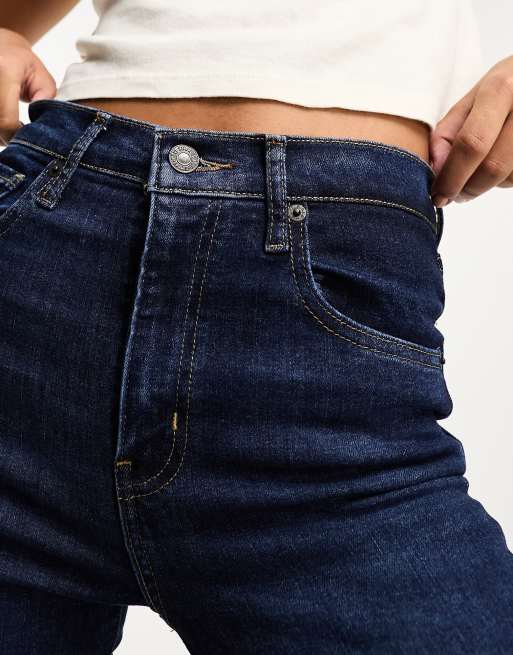 thumbnail image 2 of Levi's Mile High Super Skinny Jeans - Dark Blue Wash, Size 26 Petite 2 of 6