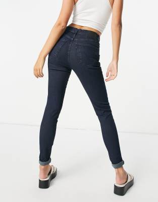 Levi s mile high super skinny jeans in dark blue ASOS