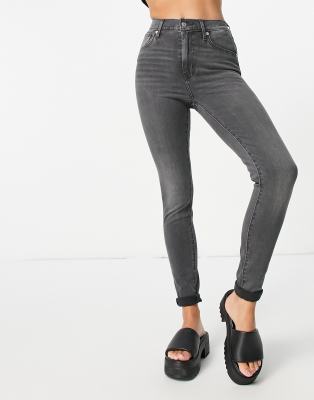 levi's mile high super skinny grey