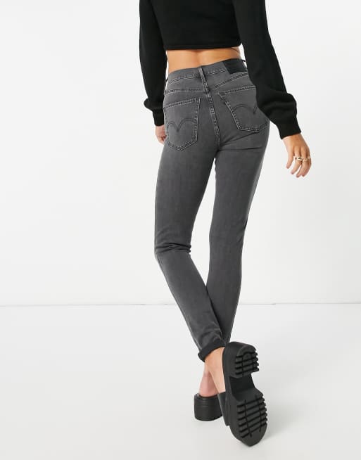 Mile High Super Skinny Jeans (plus Size) - Grey