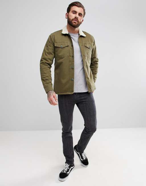 Levi's military outlet sherpa jacket