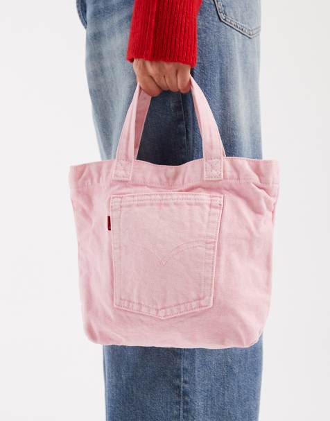 Levi's mini back pocket tote bag in pastel pink - view 1