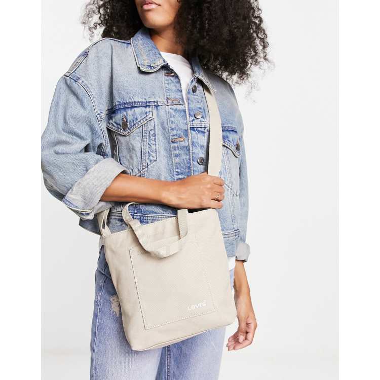 Levi's mini icon tote in light khaki | ASOS