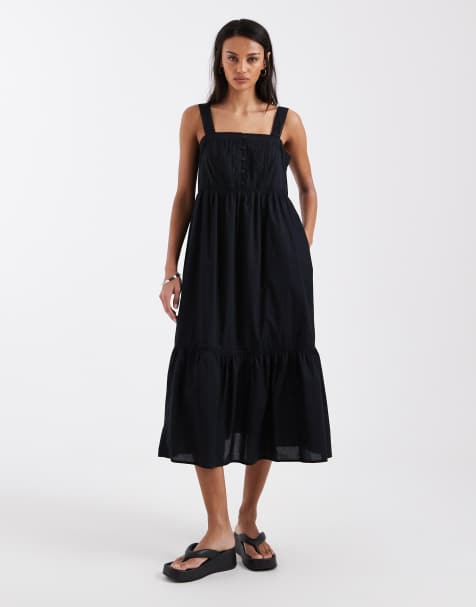 Levi's Mini-Kleid mit Schößchen in Schwarz - view 1