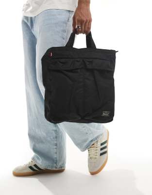 Mission Bay canvas tote bag in black