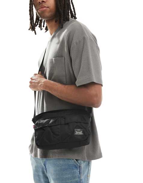 Levi's mission bay crossbody bag in black - view 1