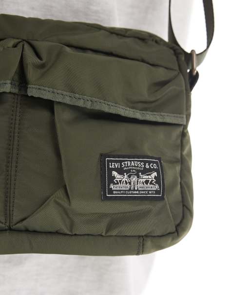 Levi's mission bay crossbody bag in olive green - view 2