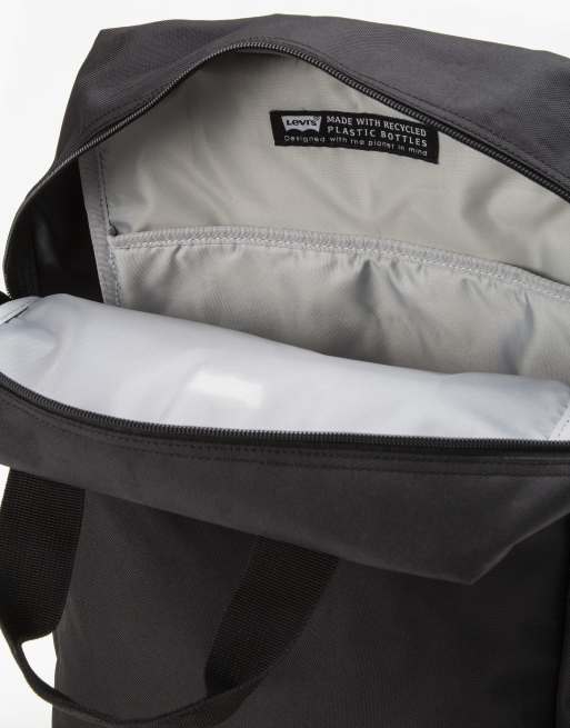 Levi's - mochila grande L-Pack en negro, 2 de 2