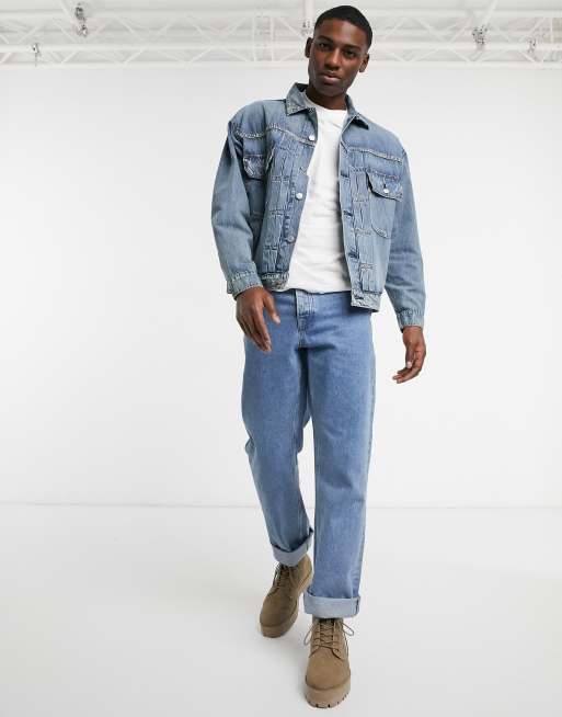 Levi's Modern Type 2 denim trucker jacket in nippy cool mid wash | ASOS