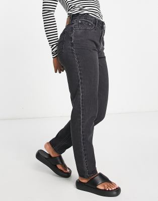 Levi's - Mom-Jeans im 80er-Stil in verwaschenem Schwarz