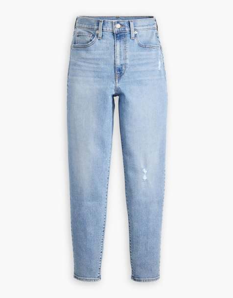 Levi's - Mom jeans met hoge taille en lichtblauw - view 1