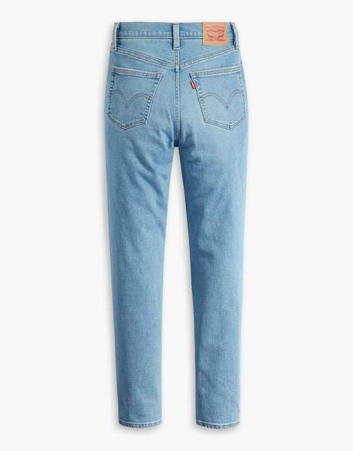 Levi's - Mom jeans met hoge taille in lichte wassing, 2 van 2