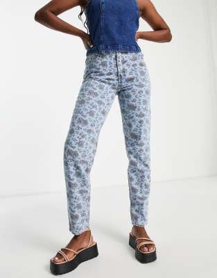 Levi's - Mom-Jeans mit Blumendruck im 80er-Style-Bunt