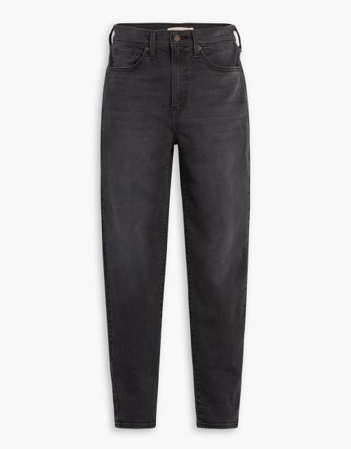 Levi's - Mom jeans vita alta lavaggio nero, 6 di 6